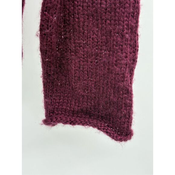 Wooden Ships Sweater Roll Neck Women XS Purple Maroon Pullover‎ Mohair Wool - Picture 3 of 9